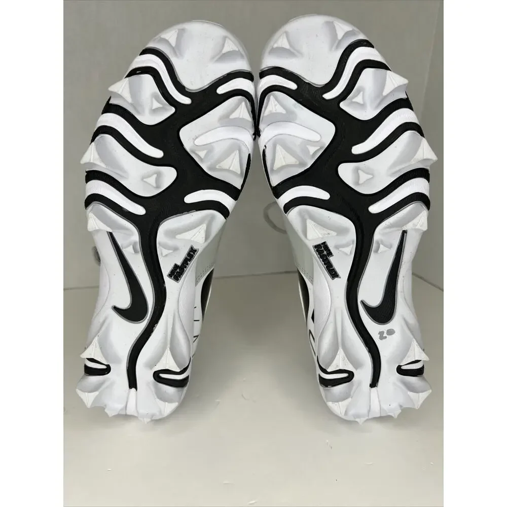 Nike Vapor Elite Edge Shark Football Cleat White Grey DQ5114-100 Men’s Size 12.5